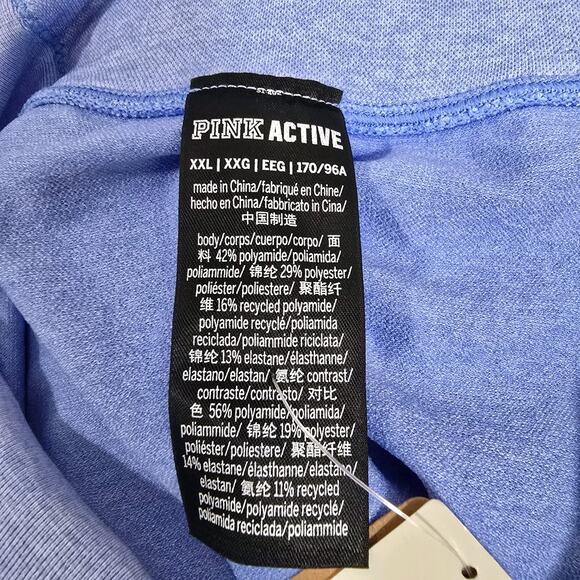 Victorias Secret PINK Active High Waist Full Length Leggings XXL Light Blue Yoga - Picture 10 of 12